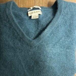 Banana Republic Teal Cashmere Sweater